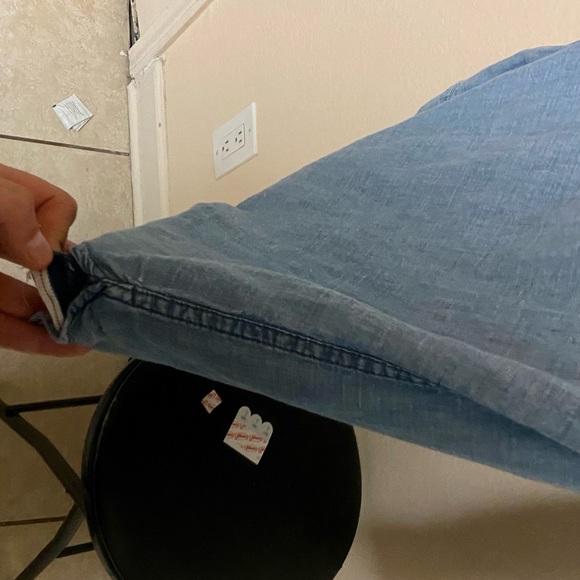 Banana Republic Linen Shirt Camden Fit (M) - Picture 4 of 4